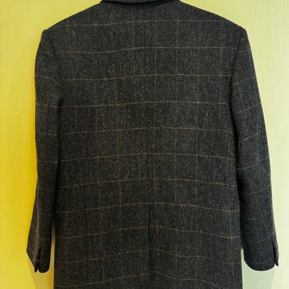 Sandro - Checked tailored jacket blazer - deep bleu - SMALL - Picture 3 of 4